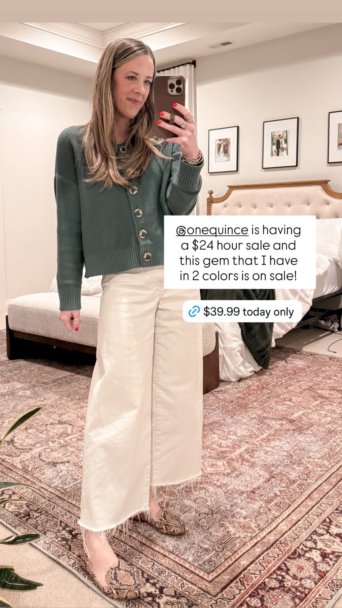 @onequince is having 
a $24 hour sale and 
this gem that I have 
in 2 colors is on sale!