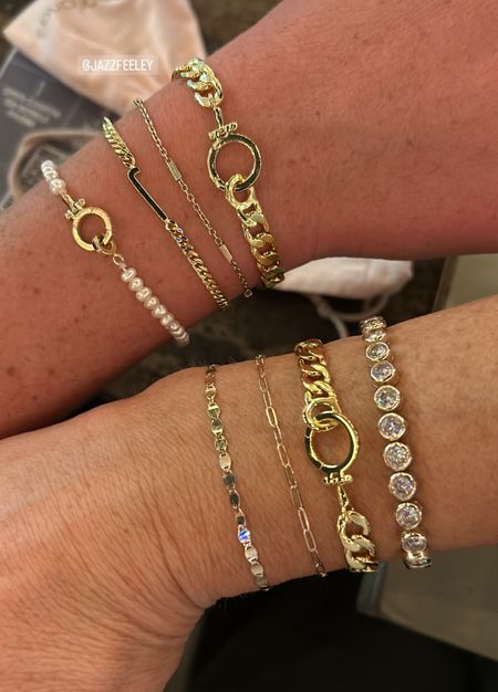 gold bracelet stacks

#LTKstyletip #LTKbeauty #LTKfindsunder100