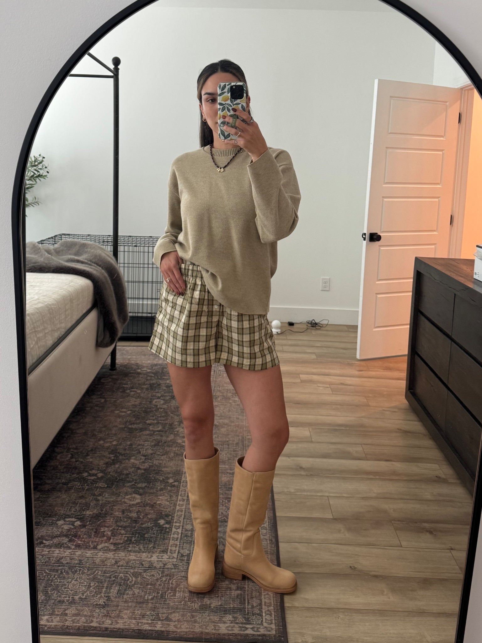 Outfit of the day 
Fall outfit inspo 
Banana leather boots 
Frye boot dupe 
Boots for fall

#LTKHoliday #LTKShoeCrush #LTKSeasonal