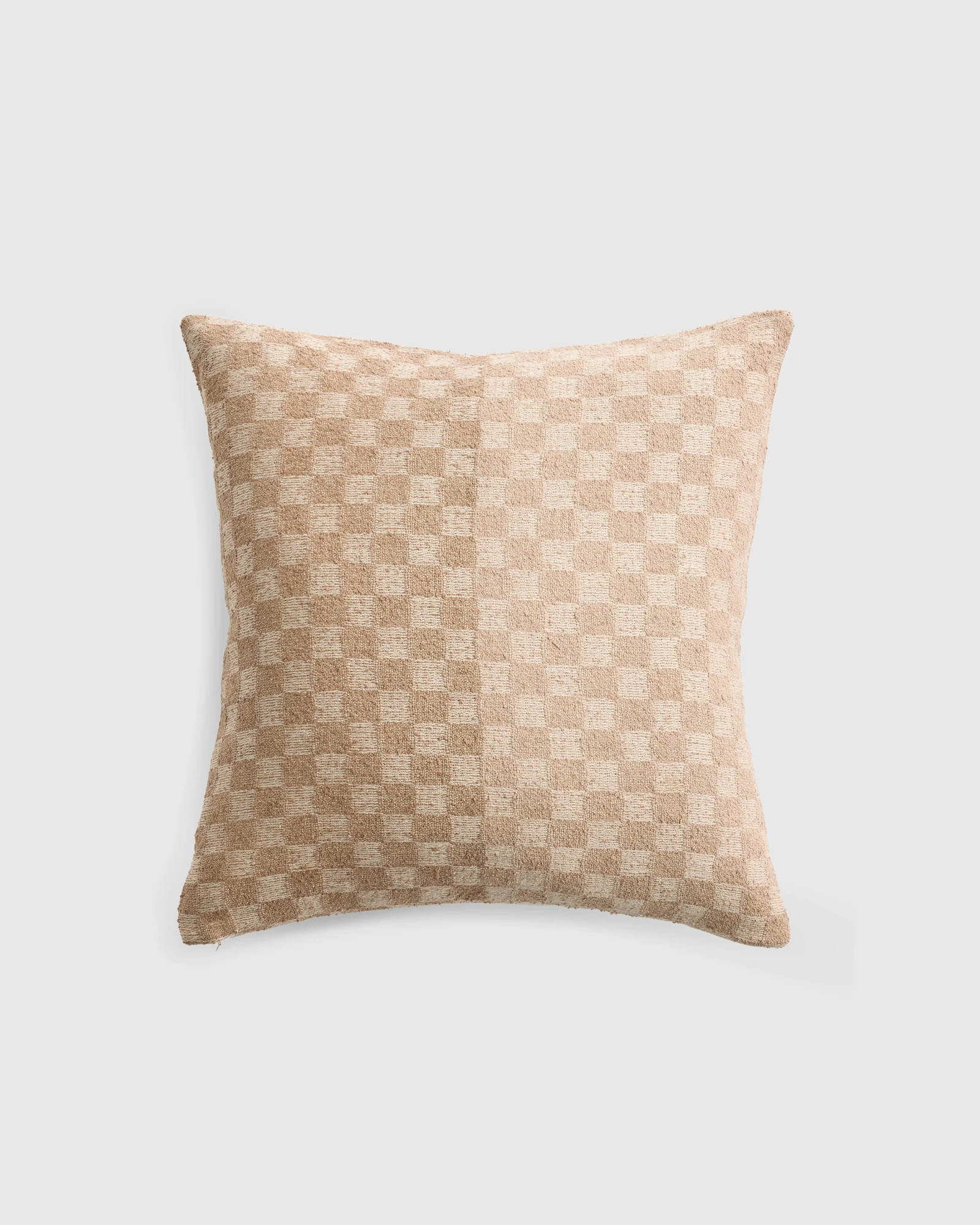 Silk Cashmere Checkered Pillow Cover | Quince