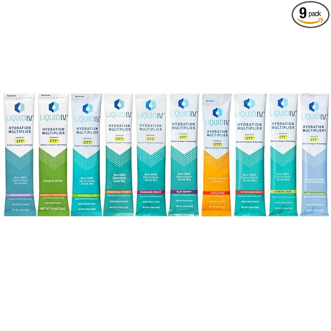 Liquid IV Hydration Multiplier Assorted Variety Pack - Electrolyte Drink Mix, Easy Open Single-Se... | Amazon (US)