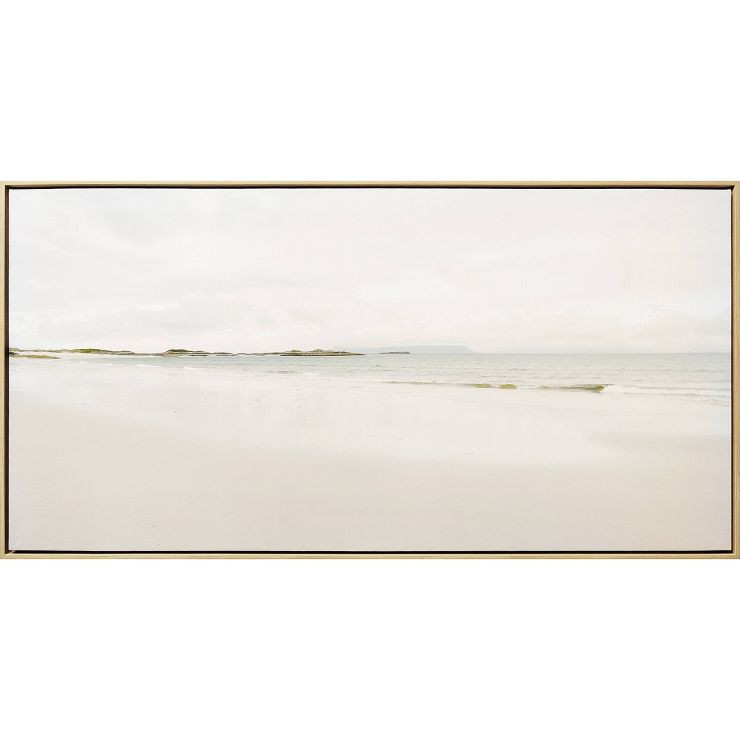 47" x 24" Blush Beach Framed Canvas - Threshold™ | Target