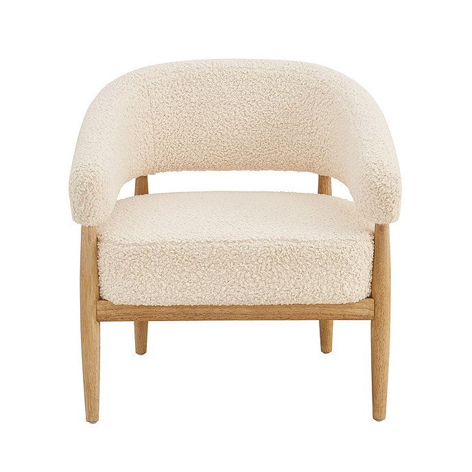 Elina Upholstered Accent Modern Barrel Chair | Ballard Designs, Inc.