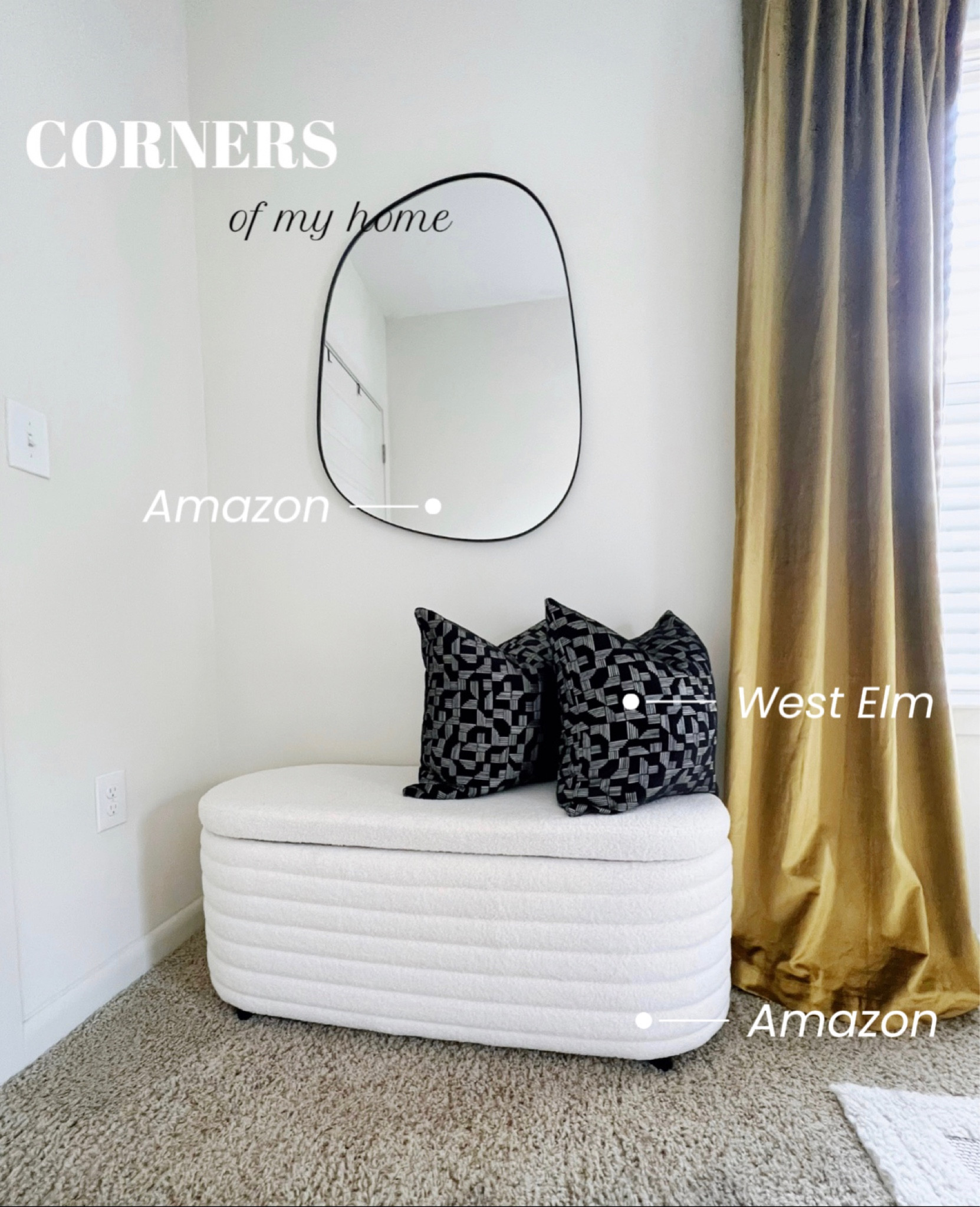 Corners of my Home #cb2dupe #westelm #amazonhome 

#LTKhome #LTKFind