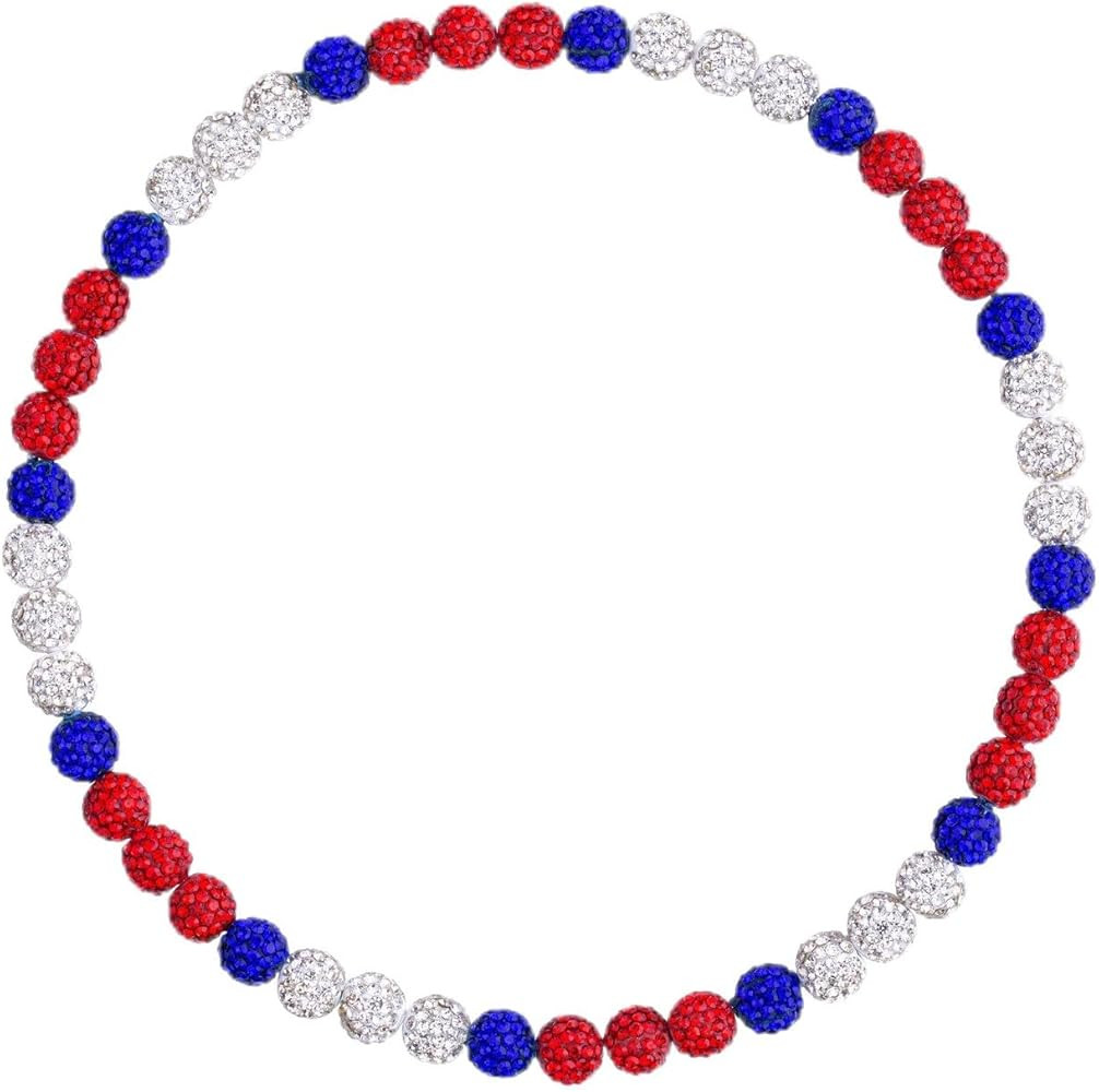 Baseball Necklace Beaded Chains for Men, Bling Ice 16in/18in/20in Baseball Gifts Stuff Men Jewelr... | Amazon (US)