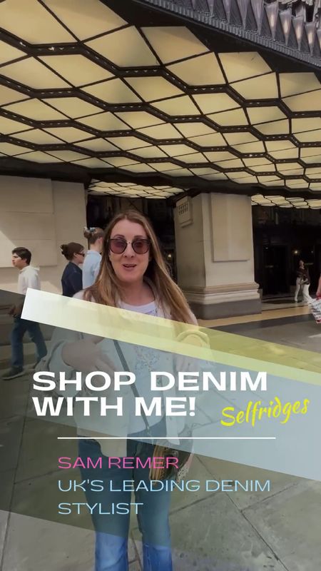 Come Denim Shopping With Me At Selfridges London. I’m the UK’s top denim stylist, finding you your perfect fitting jeans. 

Book Me Today! 

The Denim Studio has a fantastic selection of premium denim. #paige #frame #7ForAllMankind #Agolde #stellamccartney #aline #selfportrait 
#AG

#LTKstyletip #LTKFind #LTKeurope