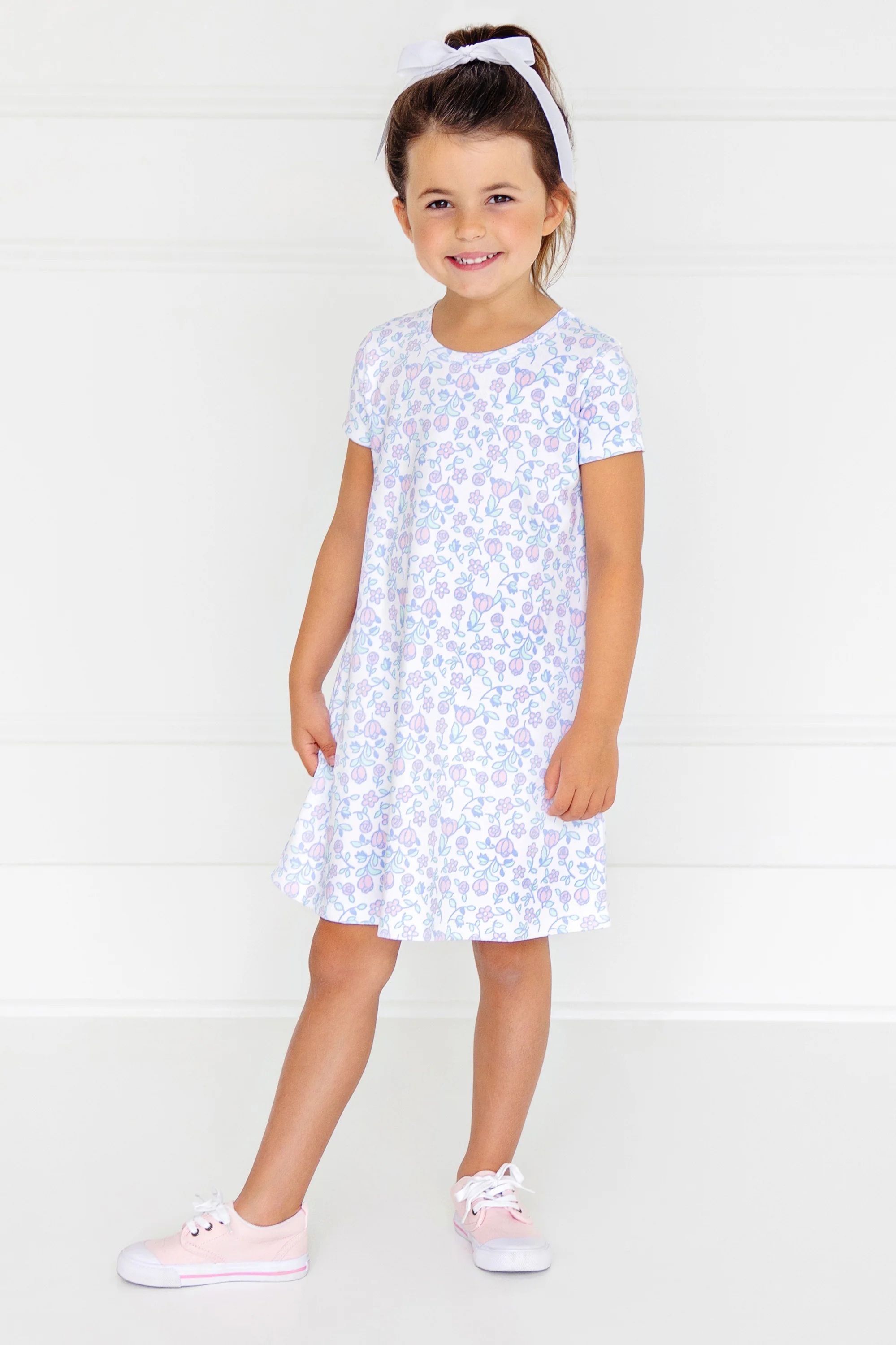 Polly Play Dress - Posies and Peonies | The Beaufort Bonnet Company