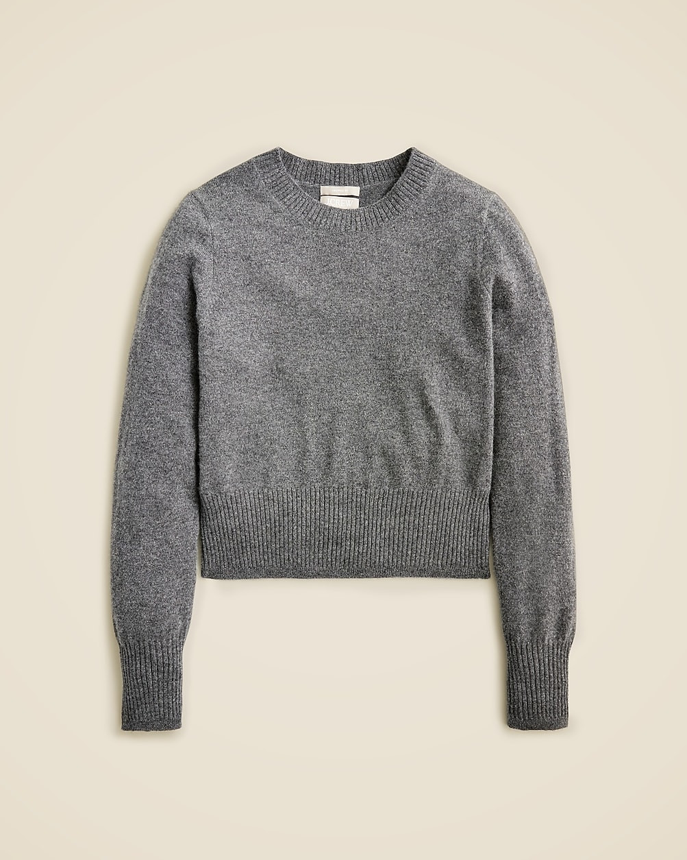 Cashmere shrunken crewneck sweater | J. Crew US