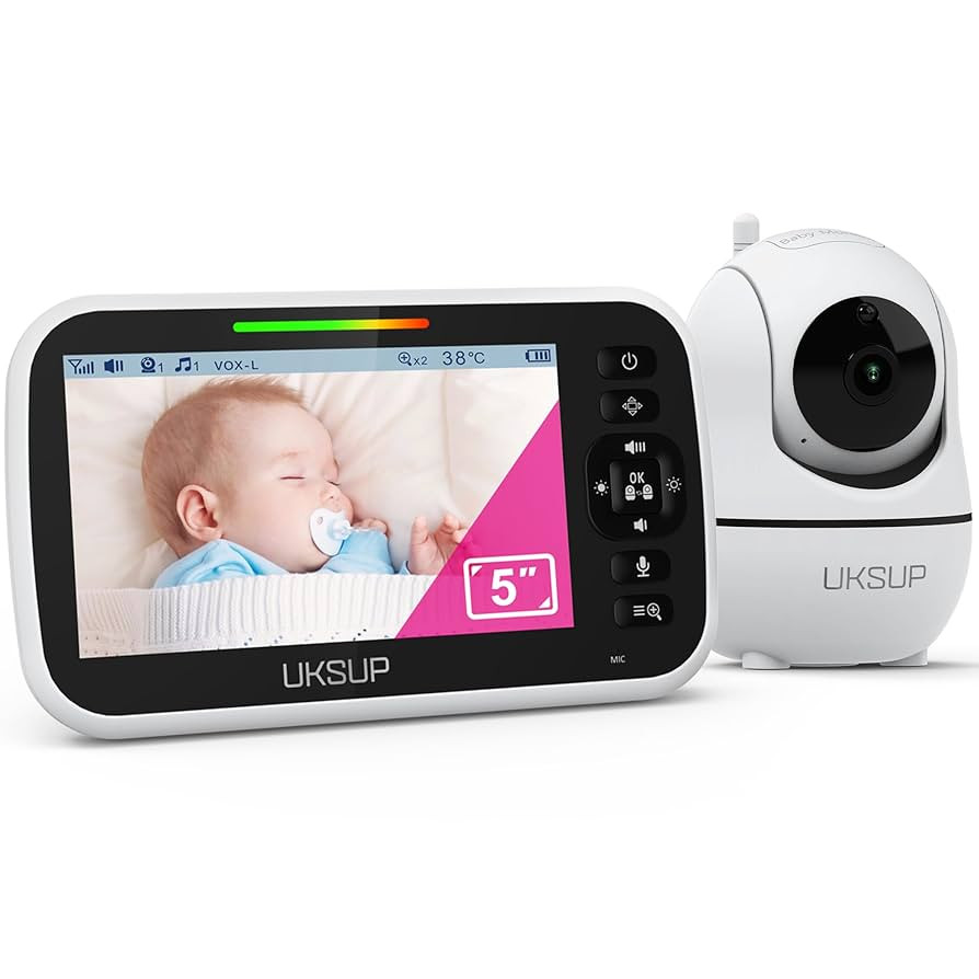 Baby Monitor with Camera and Audio- Video Baby Monitor with 960ft Long Range, Remote Pan-Tilt-Zoo... | Amazon (US)