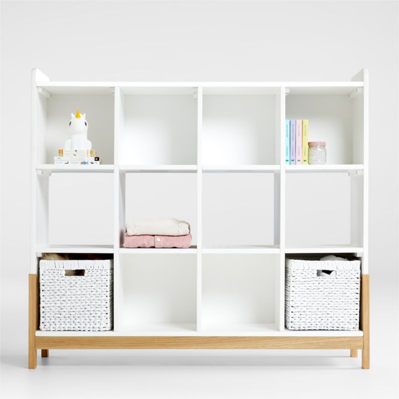Rue White 12-Cube Kids Bookcase | Crate & Kids | Crate & Barrel