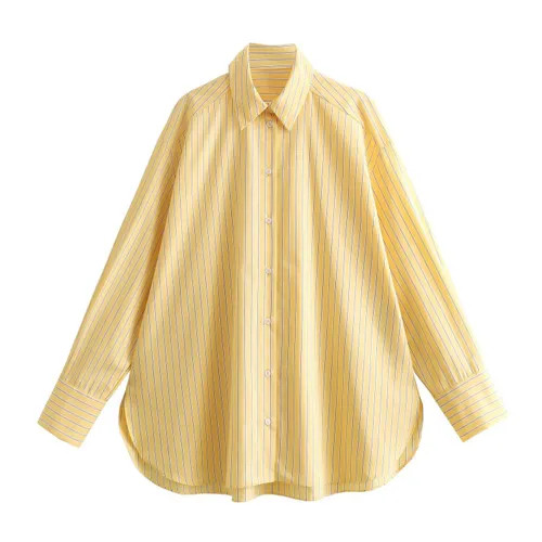 Cumulys - Long-Sleeve Striped Button-Up Shirt | YesStyle Global