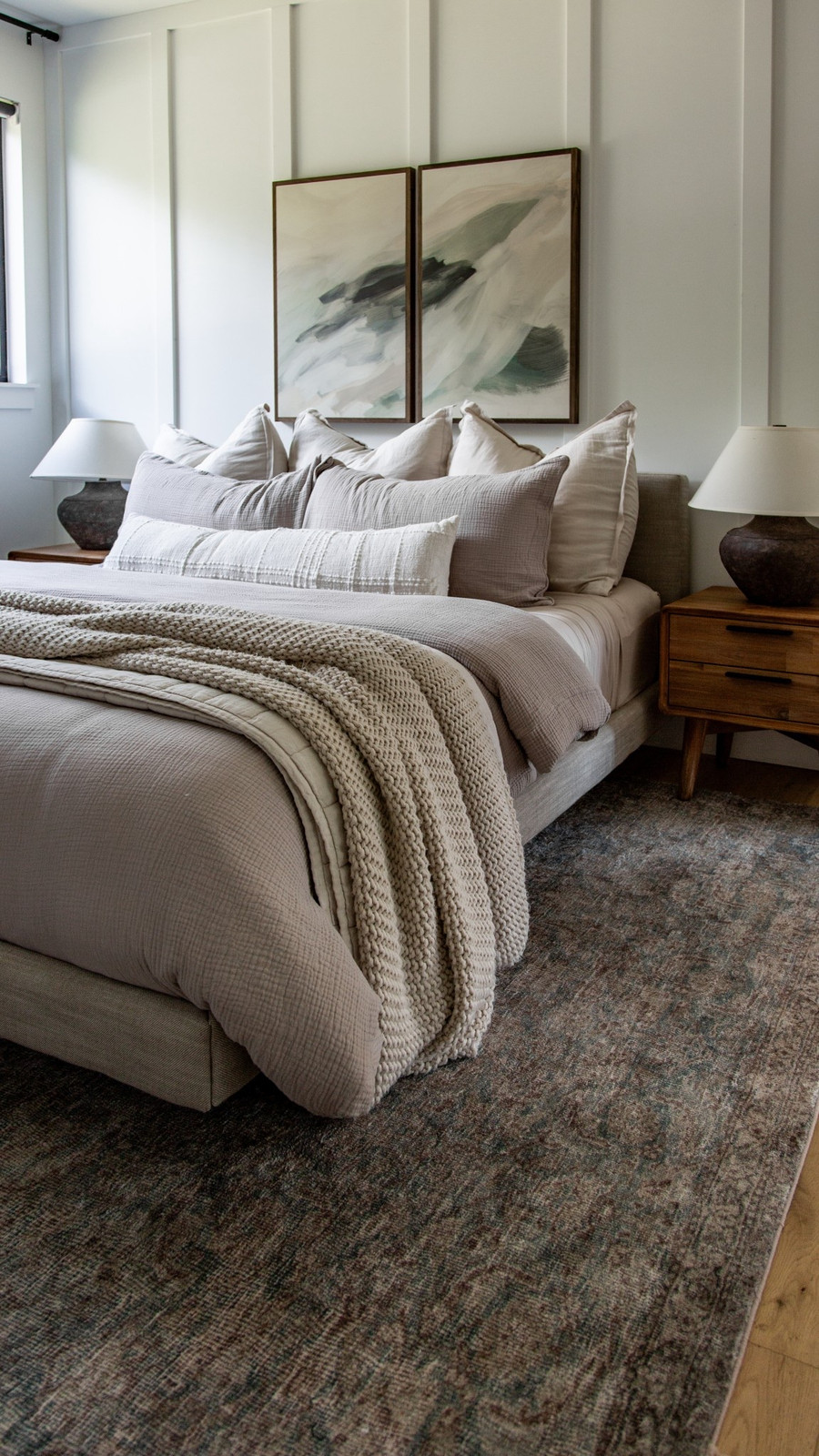 Soft, breathable, and layered to perfection — this is our current bedroom favorite.