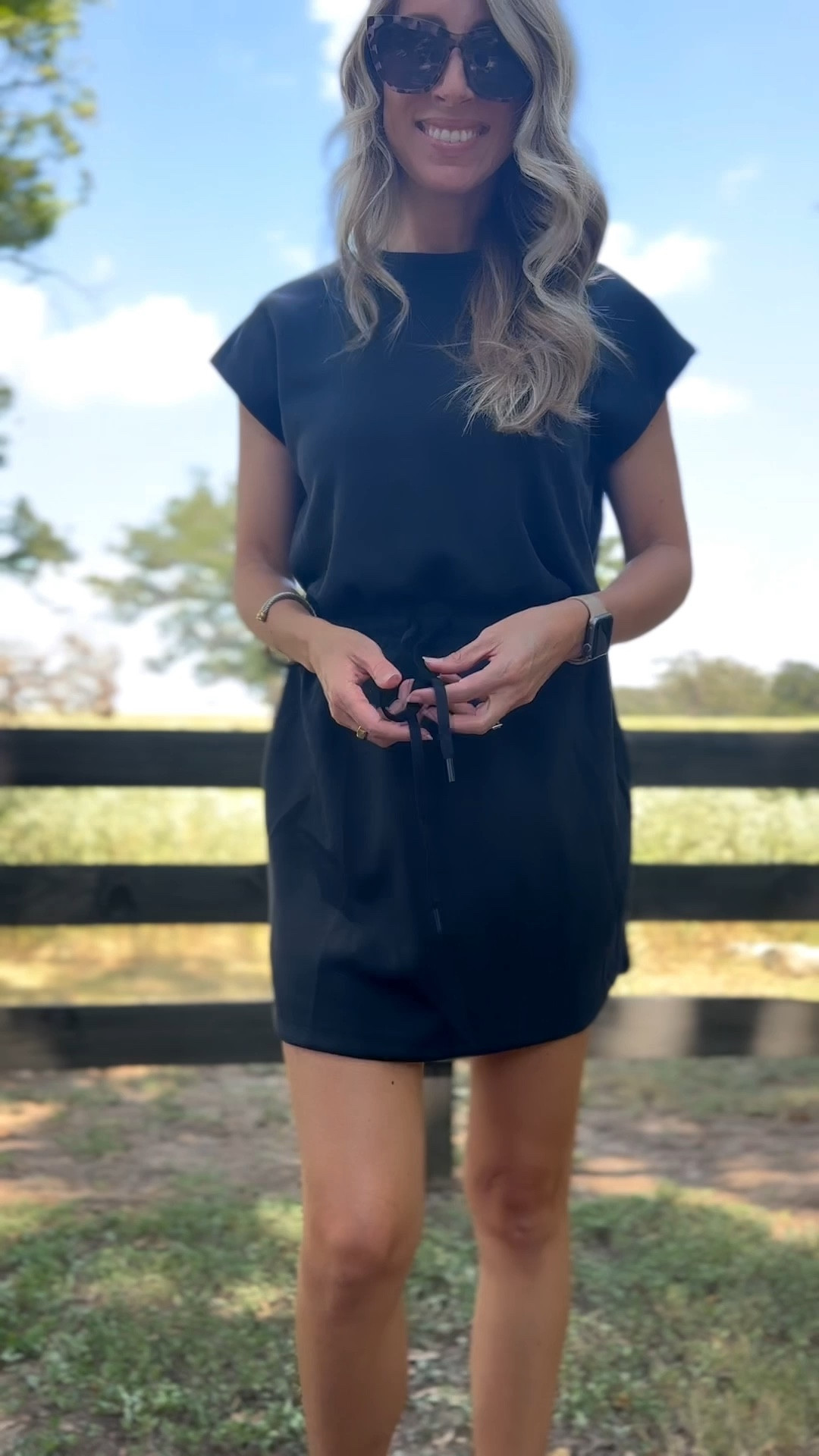 The cutest new athleisure dress from Target! Wearing size small. This would be perfect for school drop off, running errands outfit, fall outfit, fall athleisure, casual fall outfit. Callie Glass. 

#LTKFindsUnder50 #LTKSeasonal #LTKFindsUnder100