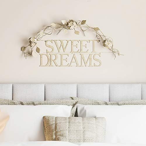 Lavish Home Metal Cutout-Sweet Dreams Wall Sign-3D Word Art Home Accent Decor-Modern Rustic or Vi... | Amazon (US)