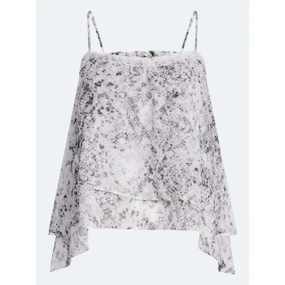 Scoop Women's and Women's Plus Flowy Double Layer Tank Top, Sizes XS-4X | Walmart (US)
