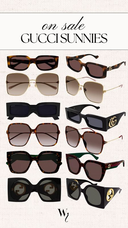 Gucci sunglasses on sale 

#LTKsalealert #LTKstyletip