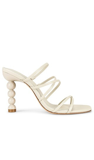 Lexi Mule High Heel in Ivory | Revolve Clothing (Global)
