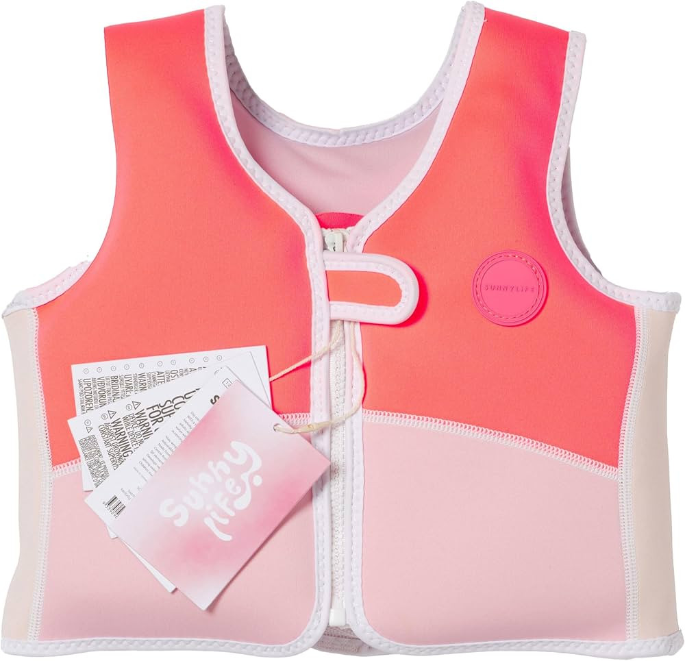 SUNNYLiFE Swim Vest - Constructed with Neoprene Plus a Secure Front Zip and Develop Water Confide... | Amazon (US)