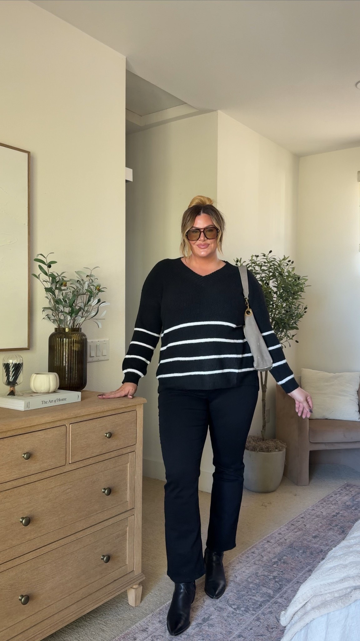 fall outfit inspo ✨ wearing this top in an xl and pants in a 16 long!

#LTKStyleTip #LTKMidsize #LTKSeasonal