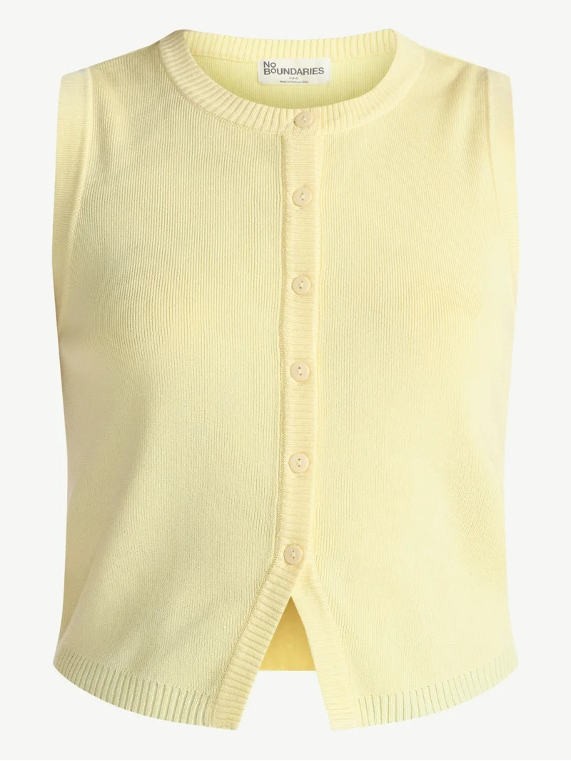 No Boundaries Sweater Vest, Midweight, Women’s | Walmart (US)