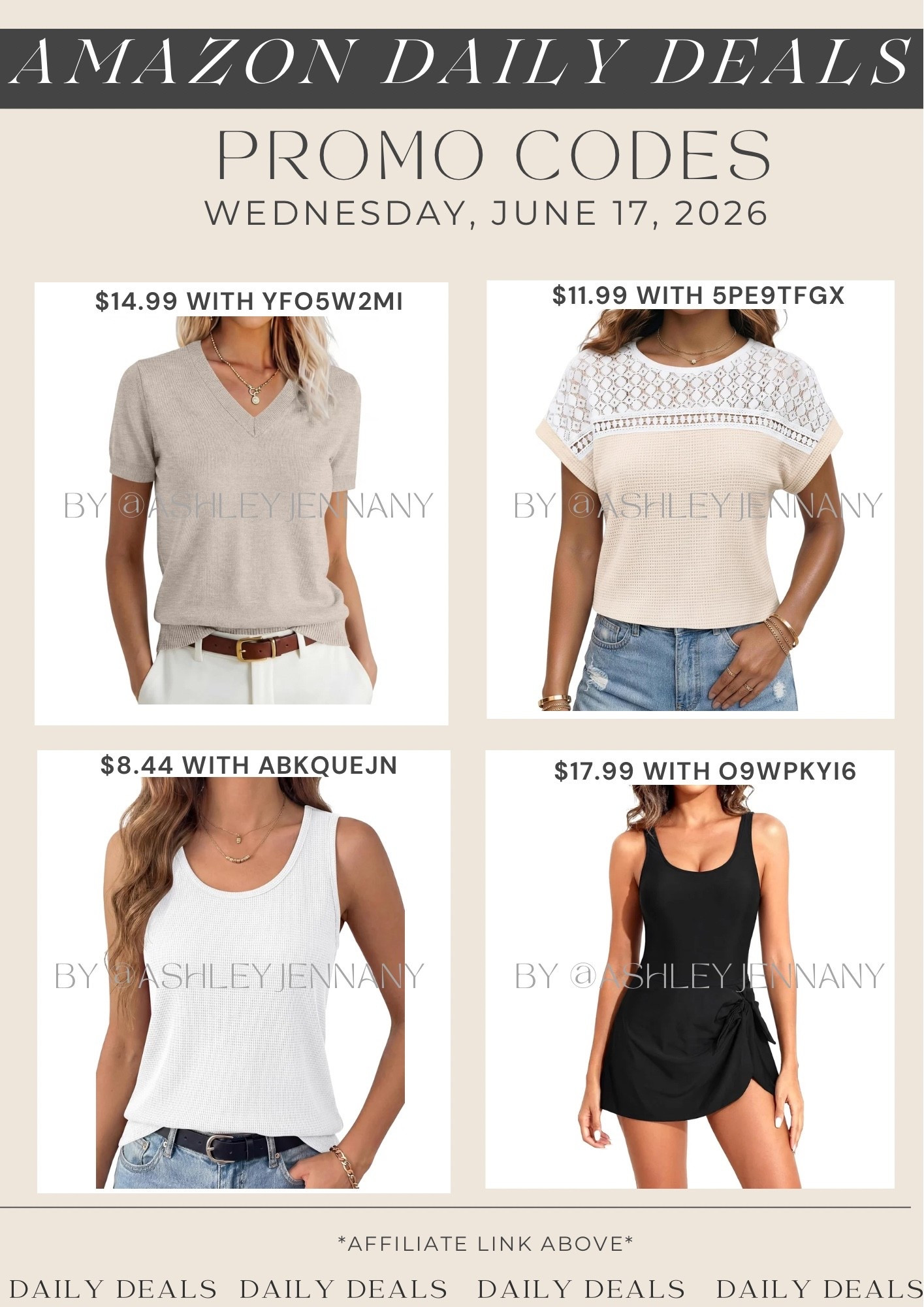 Amazon deals

#LTKSaleAlert #LTKMidsize #LTKootd