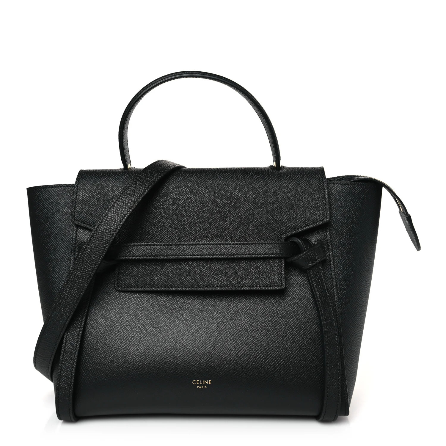 Grained Calfskin Micro Belt Bag Black | FASHIONPHILE (US)