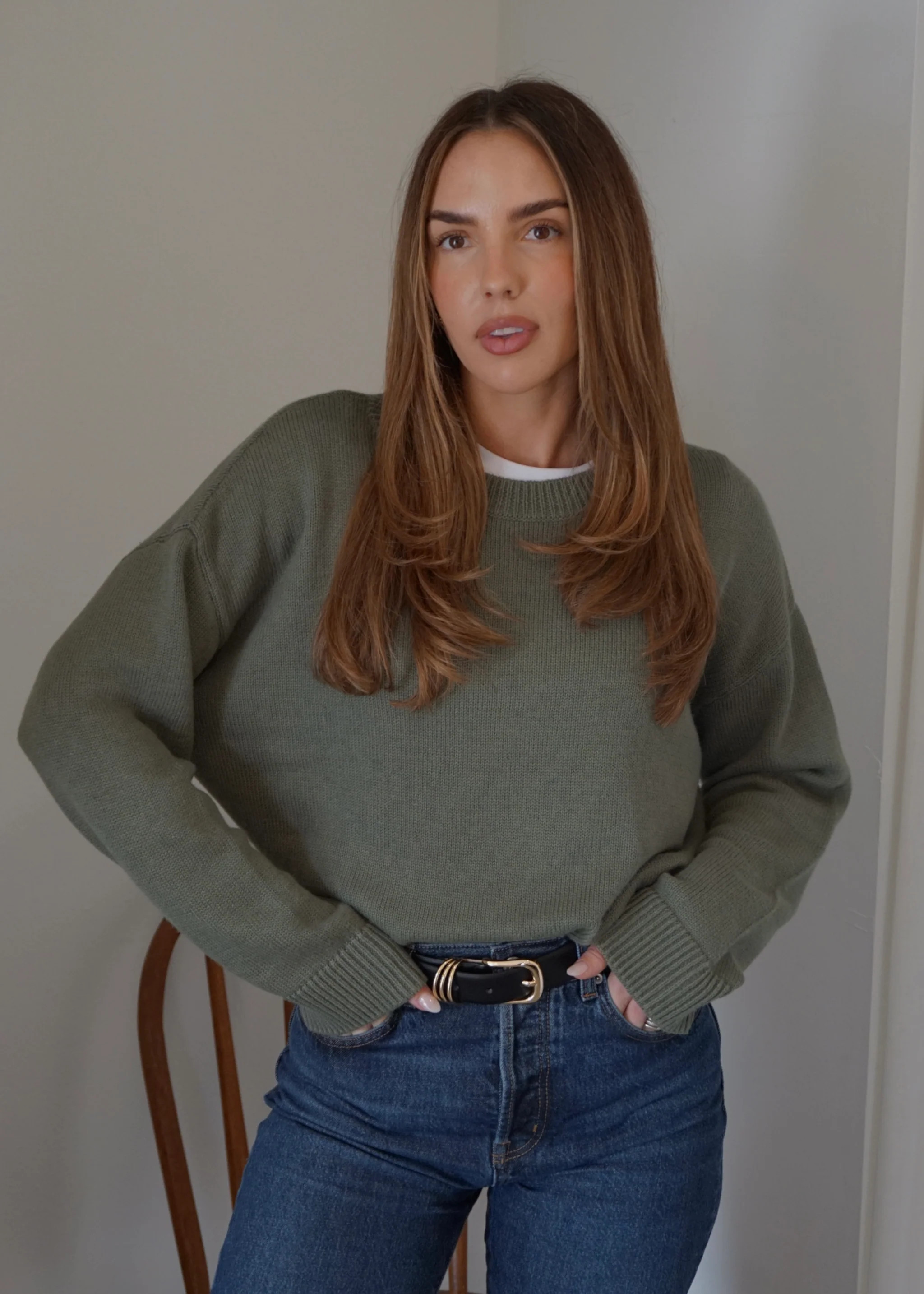 SLOUCH KNIT // SAGE | SOTE The Label