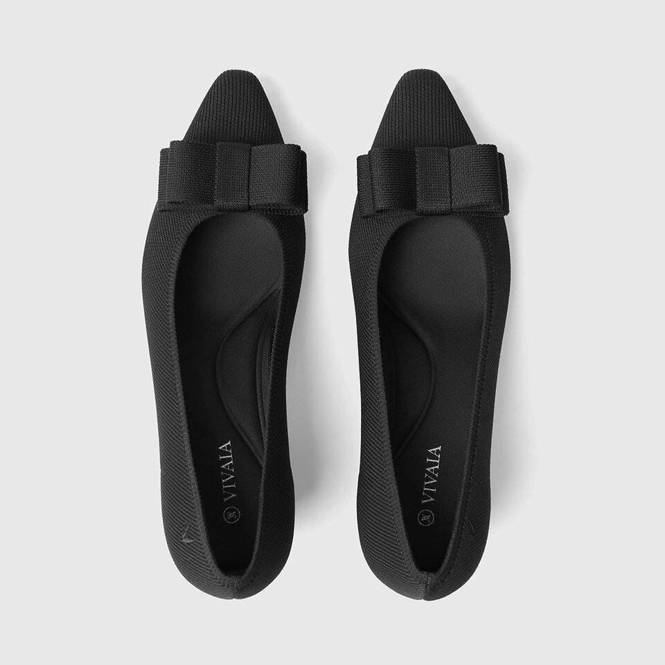 Pointed-Toe Bow Heels | VIVAIA