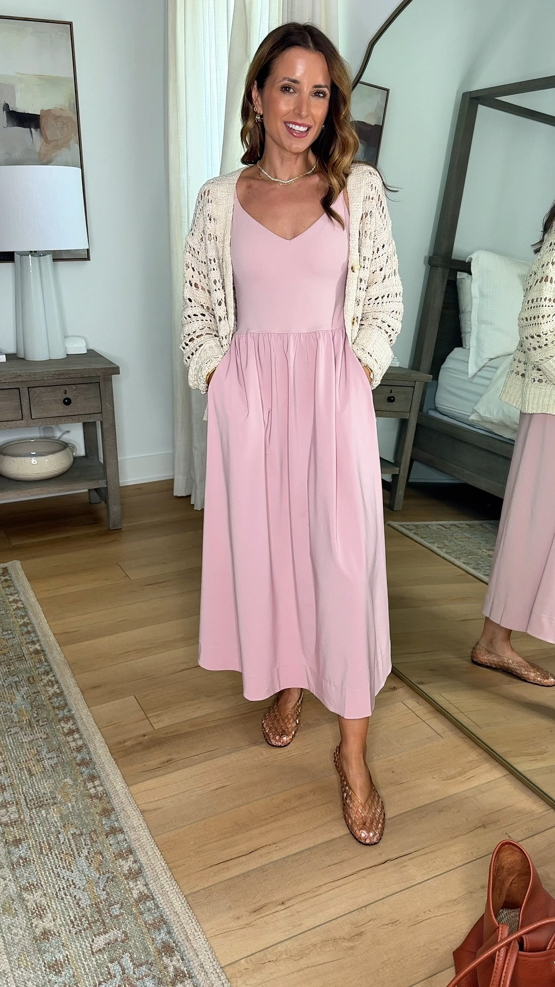 New Amazon no-bra needed maxi dress. Wearing XXS - I am 5’3, 110, 32b. Has built-in shelf bra with removable cups. Has pockets and is a quick-dry fabric on bottom half. SO comfortable. Travel outfit. Airport outfit. Business casual. Teacher outfit. Summer outfit. Vacation outfit. 4th of July outfit.

#LTKootd #LTKTravel #LTKWorkwear