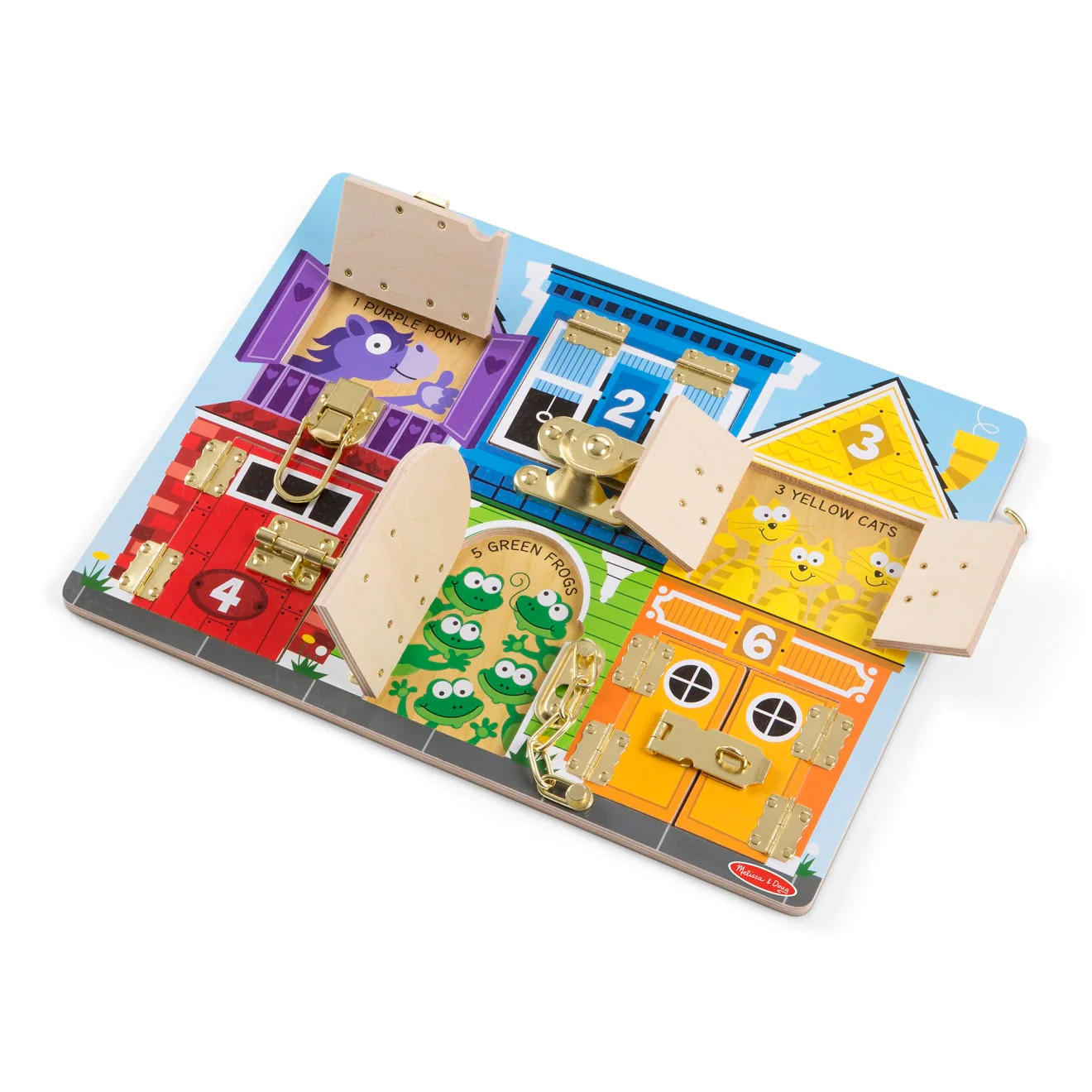 Wooden Latches Board | Melissa and Doug