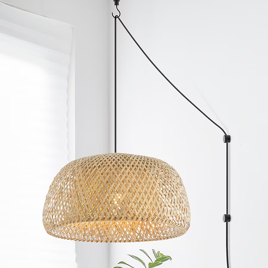 JONATHAN  Y Mateo 18" Woven Bamboo Retro Diamond Farmhouse Coastal Brown Bohemian/global Bowl Med... | Lowe's