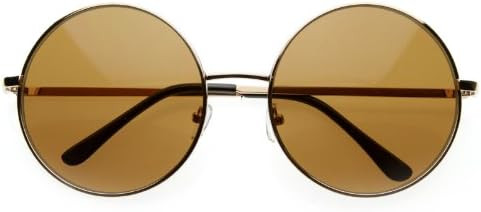 Super Large Oversized Metal Round Circle Sunglasses | Amazon (US)
