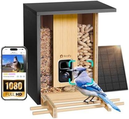 NETVUE by Birdfy Smart Bird Feeder with Camera Solar Powered, Permanent AI Identify 6000+ Bird Sp... | Amazon (US)