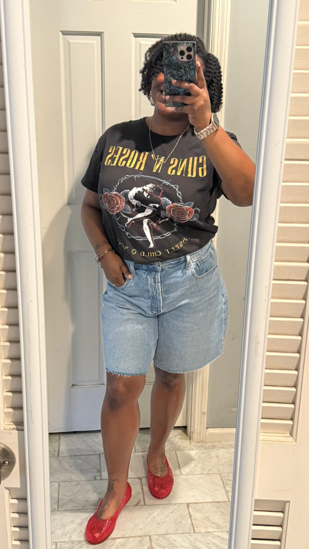 The perfect knee length shorts to wear to work! 
Barrel jeans size: 12
Jorts size: 12
Black shorts size:12 
Denim dress size: Largee

#LTKStyleTip #LTKSaleAlert #LTKFindsUnder50