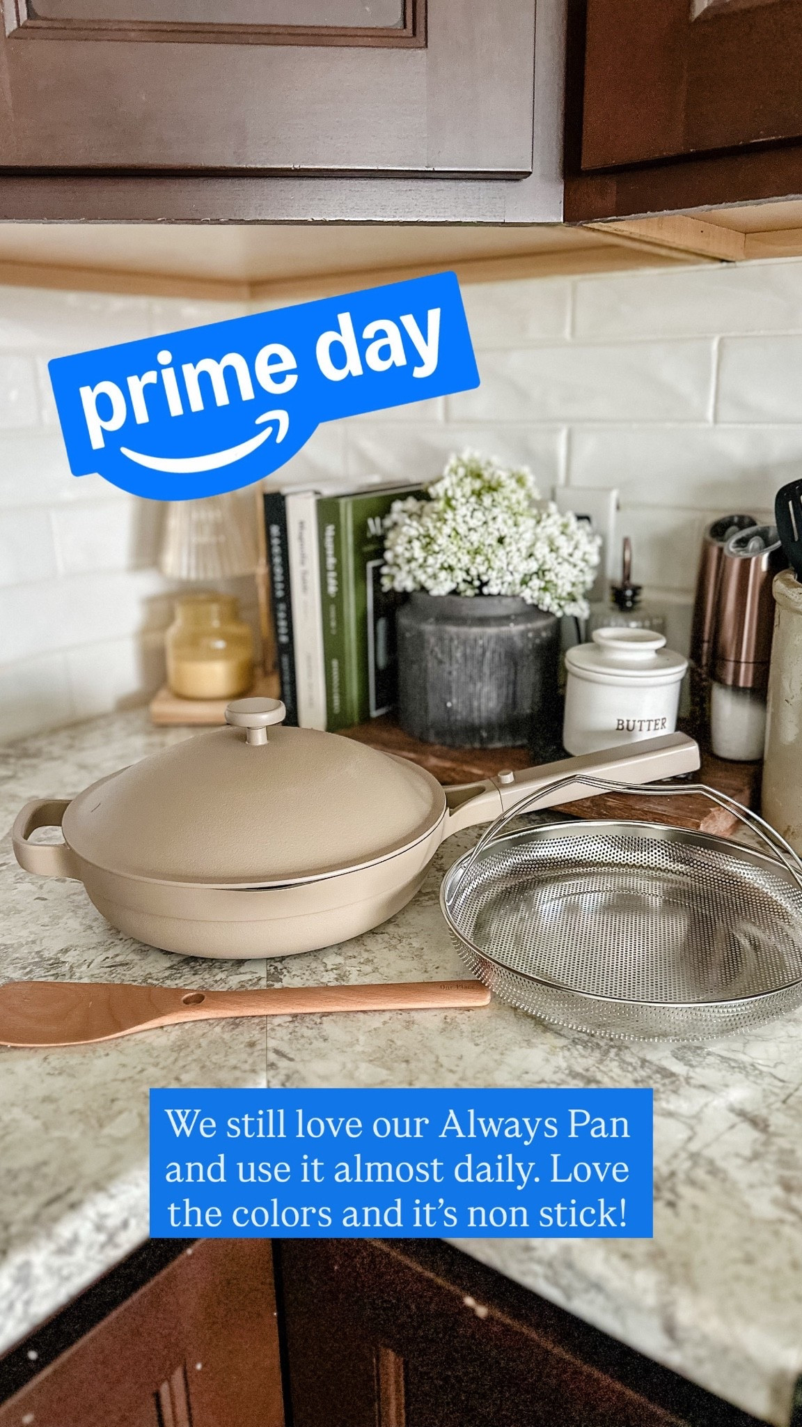 Great deal on our Always pan! Comes with a steamer basket and wood spatula. Love the chic colors and it’s non stick!

#LTKHome #LTKmomlife #LTKSaleAlert