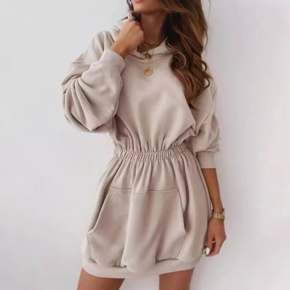 Lux Sweatshirt Dress  Hoodie | Etsy | Etsy (US)