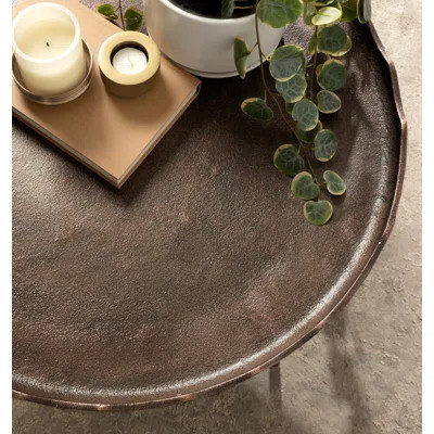 Avelines Aluminum 3 Legs Coffee Table | Wayfair North America