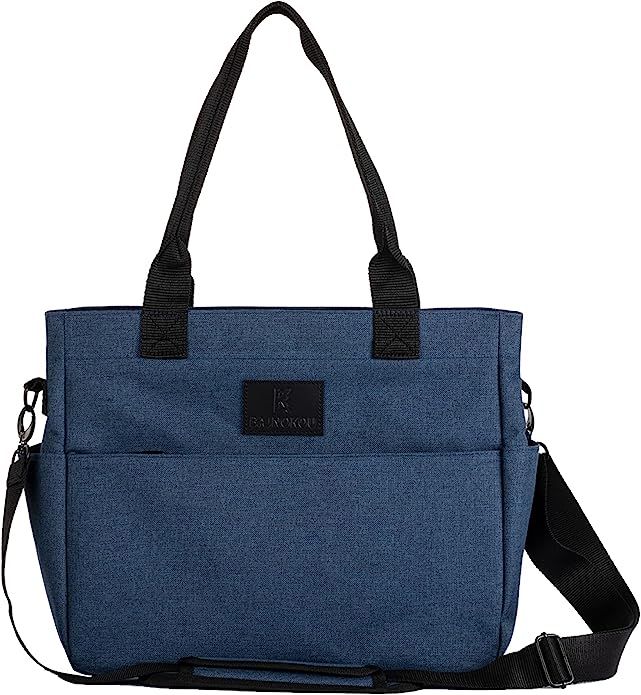 Tote Bag For Women Work Fits 14'' Laptop Shoulder Bag USB Teacher Bags Office Business Briefcase ... | Amazon (US)