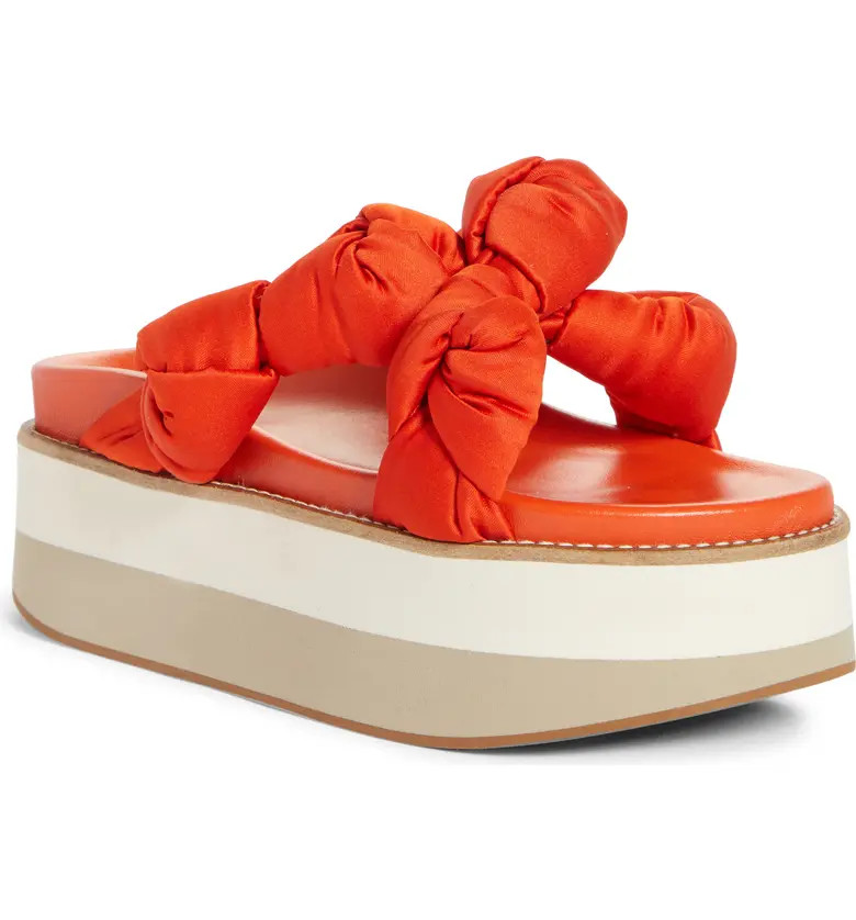 Knotted Platform Slide Sandal | Nordstrom Rack