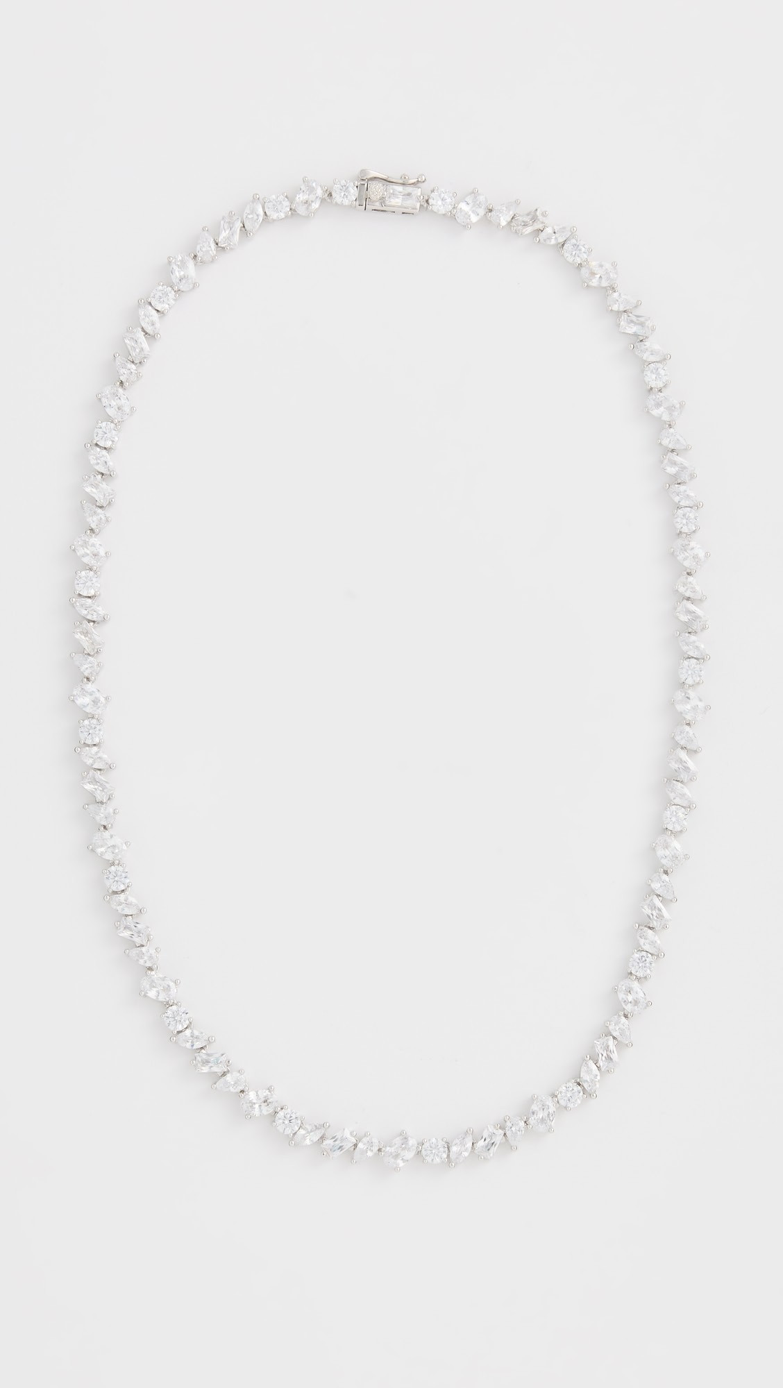 Pear Diamond Tennis Necklace | Shopbop