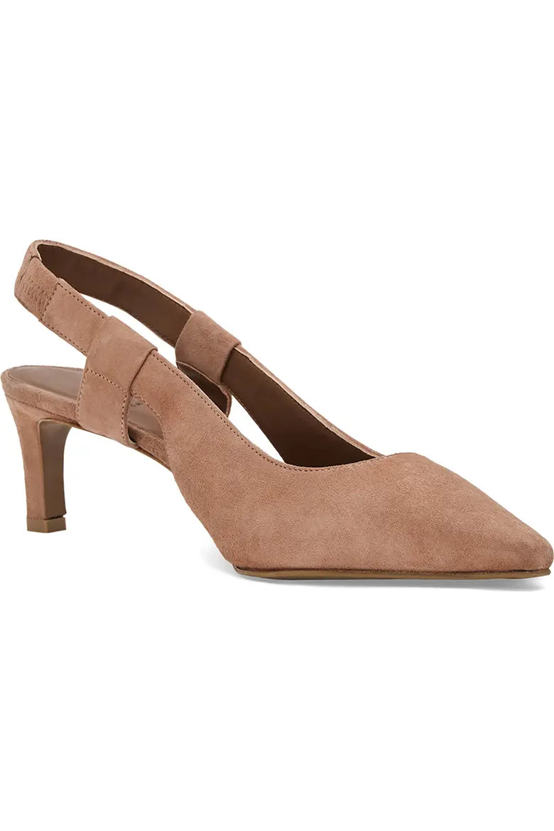 Charm Kitten Heel Waterproof Slingback Pump (Women) | Nordstrom | Nordstrom