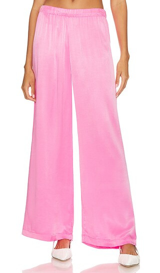 Mabel Wide Leg Pant in Neon Pink | Revolve Clothing (Global)