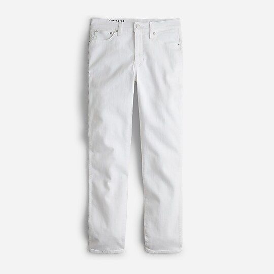 9" vintage slim-straight jean in white | J.Crew US