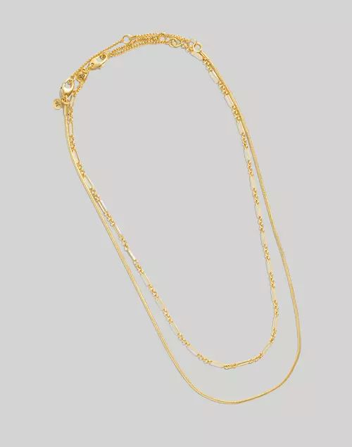 Snake Chain Necklace Set | Madewell