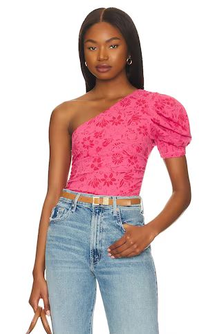 Free People Somethin Bout You Bodysuit in Hot Pink Combo from Revolve.com | Revolve Clothing (Global)