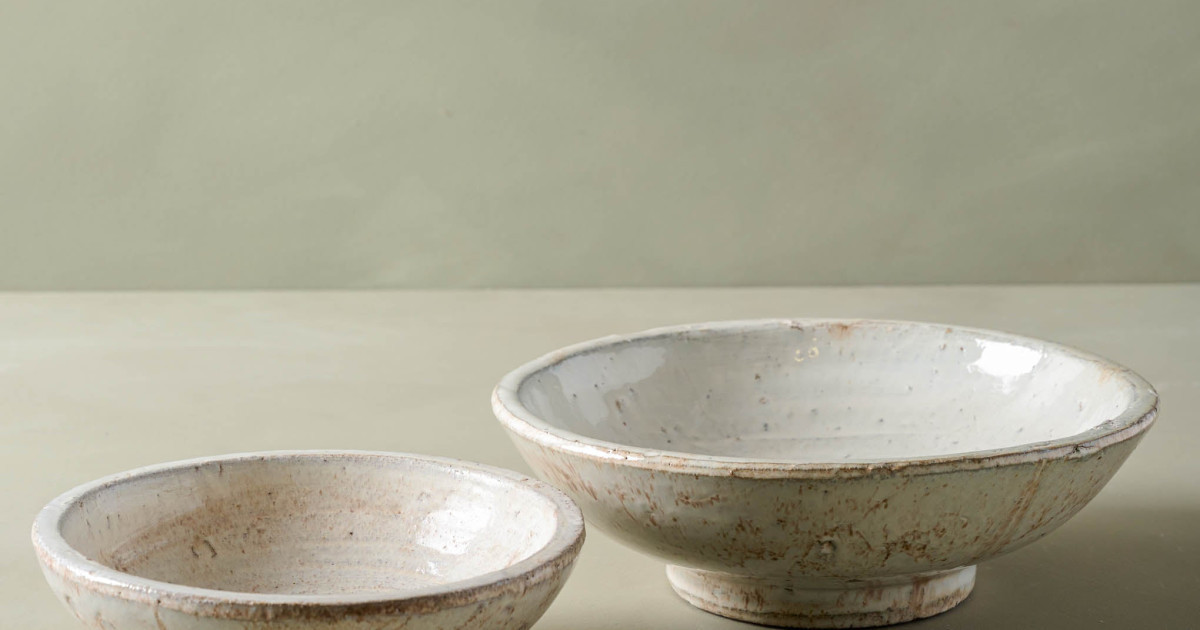 Rustic Cream Accent Bowl | Magnolia