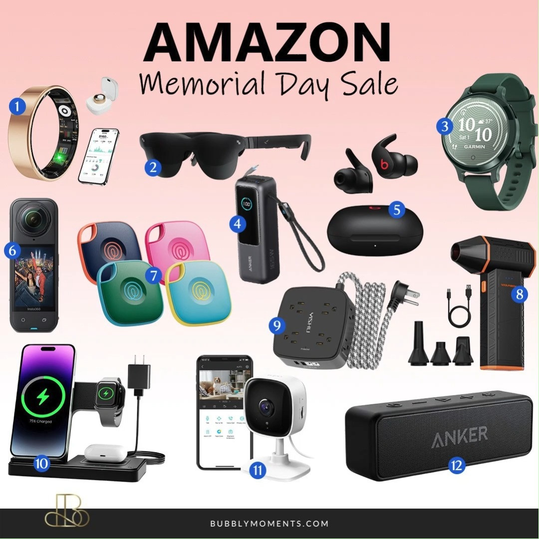Memorial Day Sale is the perfect time to upgrade your favorite tech and gadget finds from Amazon 📱✨ From smart home essentials to viral gadgets, gaming accessories, travel tech, and everyday must-haves, these are the deals everyone is adding to cart right now. If you love discovering useful Amazon finds that make life easier, more organized, and more fun, you’ll definitely want to check these out. Perfect for work setups, content creators, students, gamers, and anyone obsessed with cool tech finds. Save this post for later and browse all my favorite picks before they’re gone. So many trendy gadgets and everyday essentials worth checking out this season 💻🎧⌚
#LTKSaleAlert #LTKFinds #AmazonFinds #TechDeals #MemorialDaySale #AmazonFavorites #TechTok #GadgetFinds #AmazonTech #HomeTech #GamingSetup #DeskSetup #SmartHome #TikTokMadeMeBuyIt #AmazonMustHaves #TechAccessories #ContentCreator #ViralFinds #ElectronicDeals #AmazonGadgets #DailyFinds #SaleSeason #MemorialDayDeals #TrendingNow #TechEssentials #CoolGadgets #AmazonShopping K #DigitalLifestyle #TechLover 

 