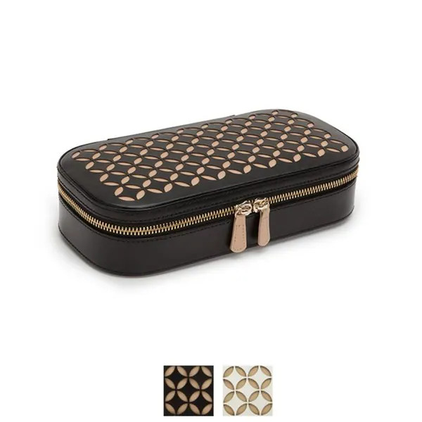 WOLF Chloe Leather Zip Jewelry Case | Bed Bath & Beyond