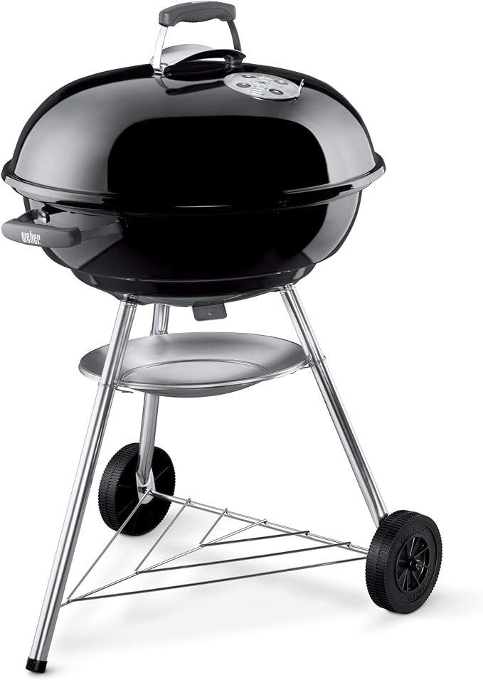 Weber Jumbo Joe Premium Charcoal Grill, 22‑Inch, Black – Portable Outdoor BBQ Grill with Dura... | Amazon (US)