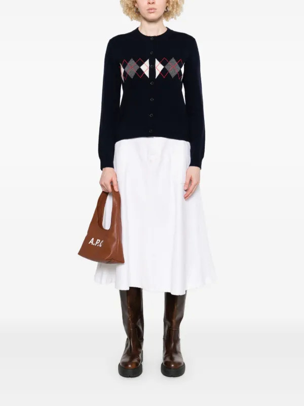 Laurie organic-cotton midi skirt | Farfetch Global